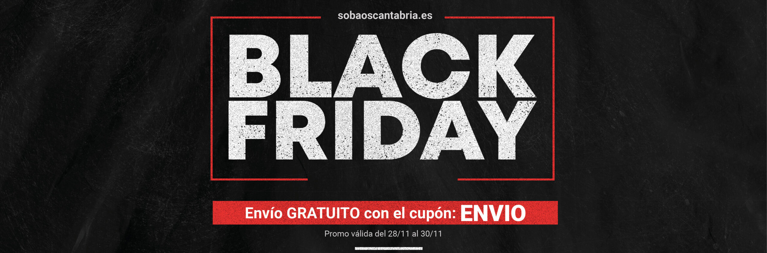 Black Friday envío gratis